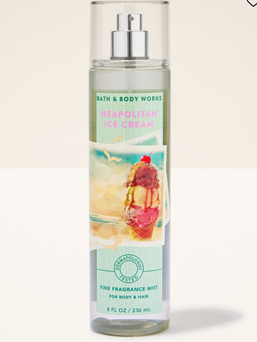 Bath & Body Works Neapolitan Ice Cream Fine Fragrance Mist 8oz New RARE